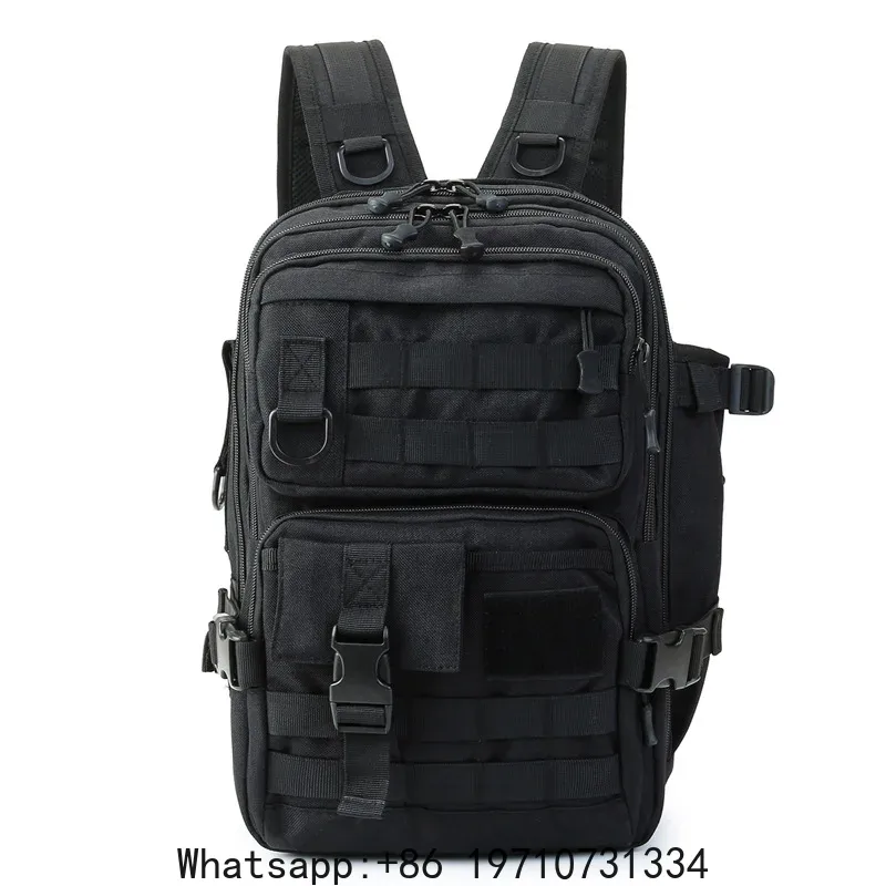 Sling Backpack Shoulder - 1000D Waterproof Backpack Tackle Storage Bag