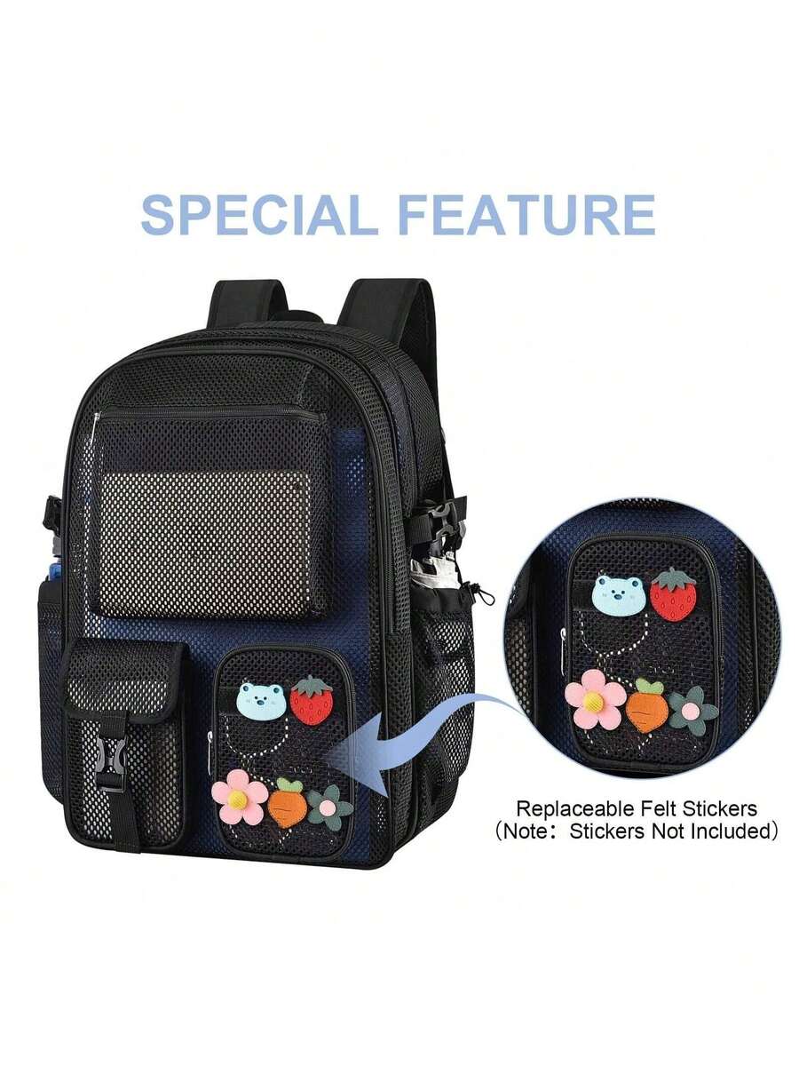 Canvas Backpack Casual - Mesh Backpack 36L Large Heavy Duty