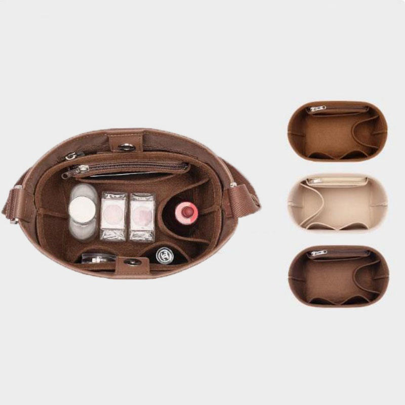 Multi-Pocket Felt Handbag Orga - Backpack Insert Organizer recension och pris