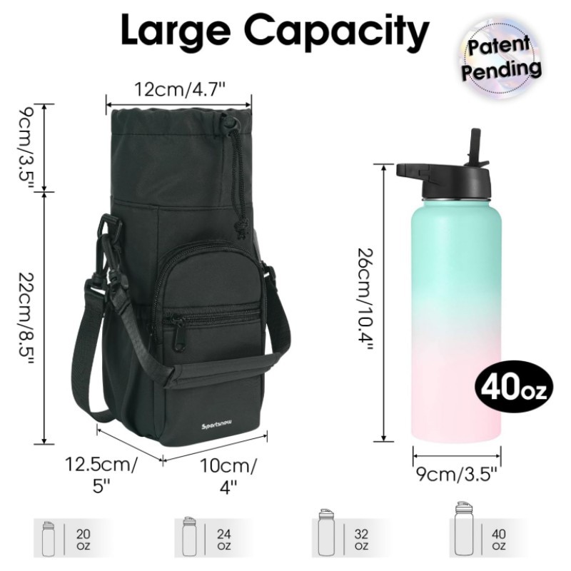 Water Bottle Holder with Strap - Hydration Pack Outdoor recension och pris