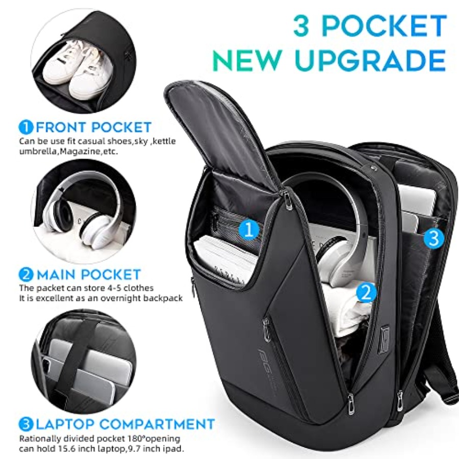 Business Smart Backpack Waterp - Laptop Backpack 15.6 recension och pris