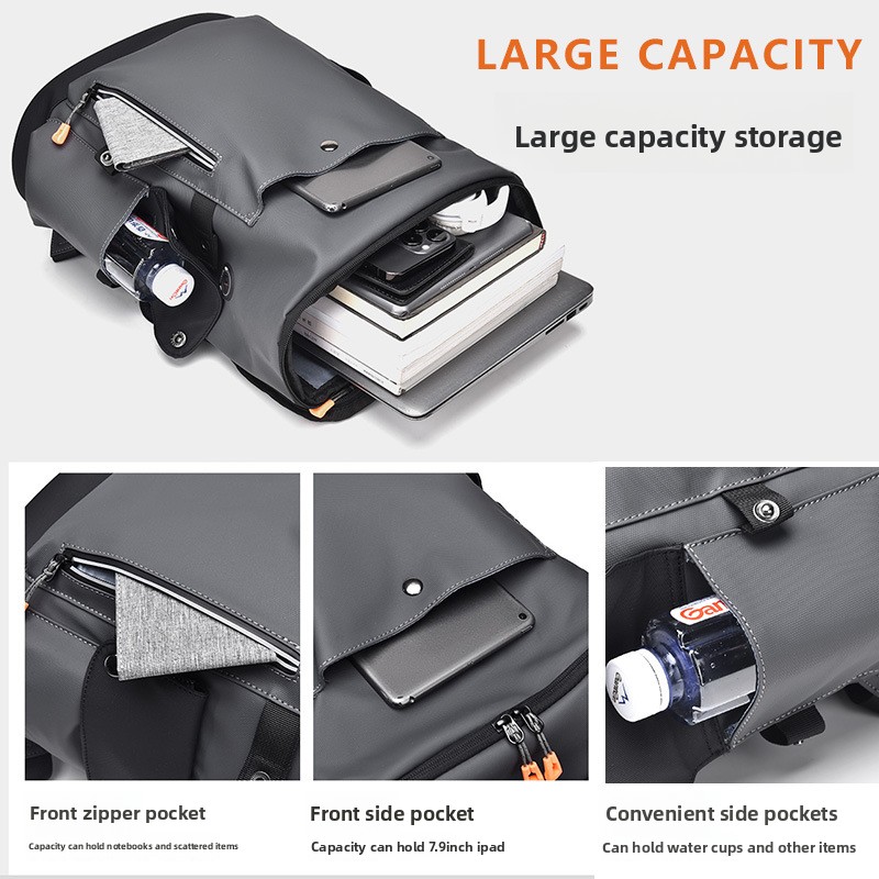Men's Large Capacity Laptop Ba - Business Backpack Brief recension och pris