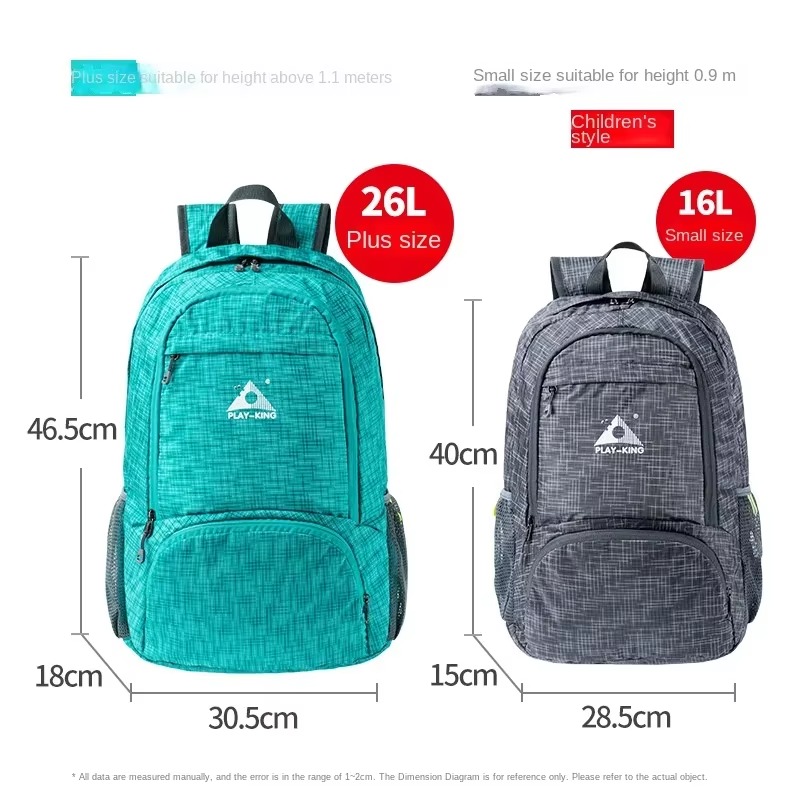 Foldable Lightweight Skin Back - Foldable Backpack Small recension och pris