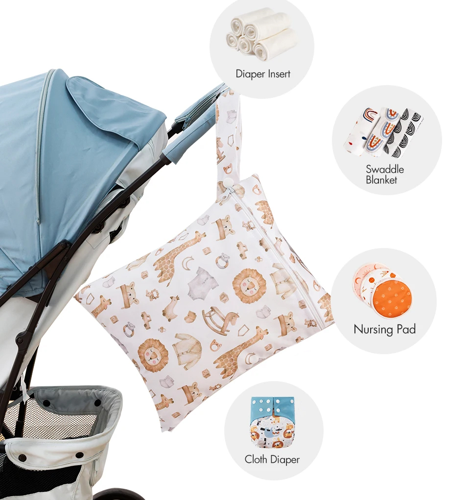 3PCS Travel Wash Cosmetic Bag  - Backpack Diaper Bag recension och pris