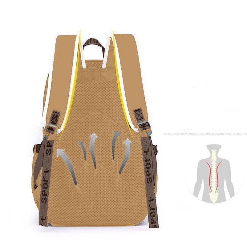Kawaii Capybara Stylish Khaki  - School Backpack Teen recension och pris