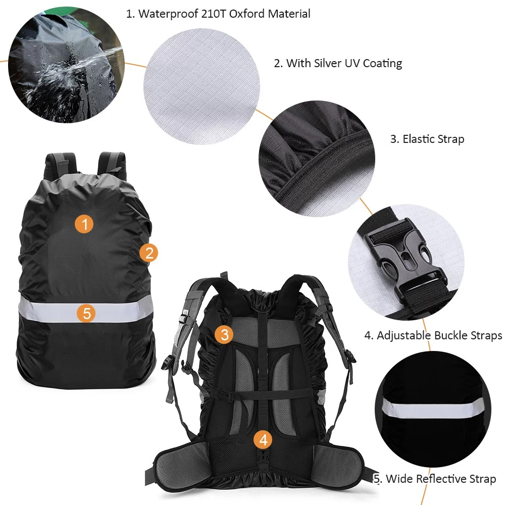 Waterproof Backpack Rain Cover - Rain Cover Backpack recension och pris