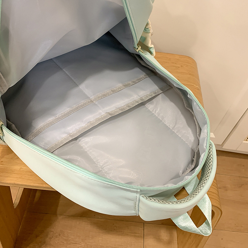 Sweet College Style Spliced Ba - School Backpack Teen recension och pris