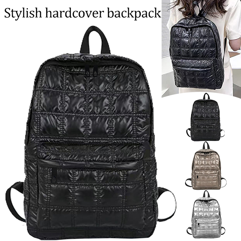 Trendy Stylish Shiny Backpack  - Canvas Backpack Casual recension och pris