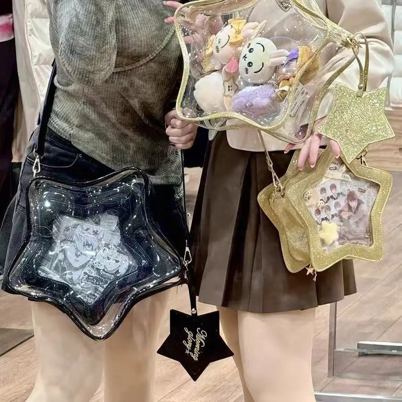 Y2K Cute Bling Star Ita Crossb - Mini Backpack Purse recension och pris