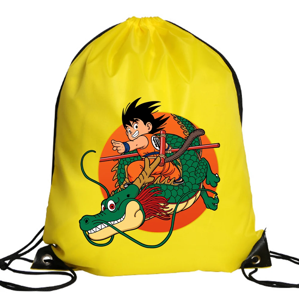Dragons Ball Polyester Drawstr - Travel Backpack Anti Theft recension och pris