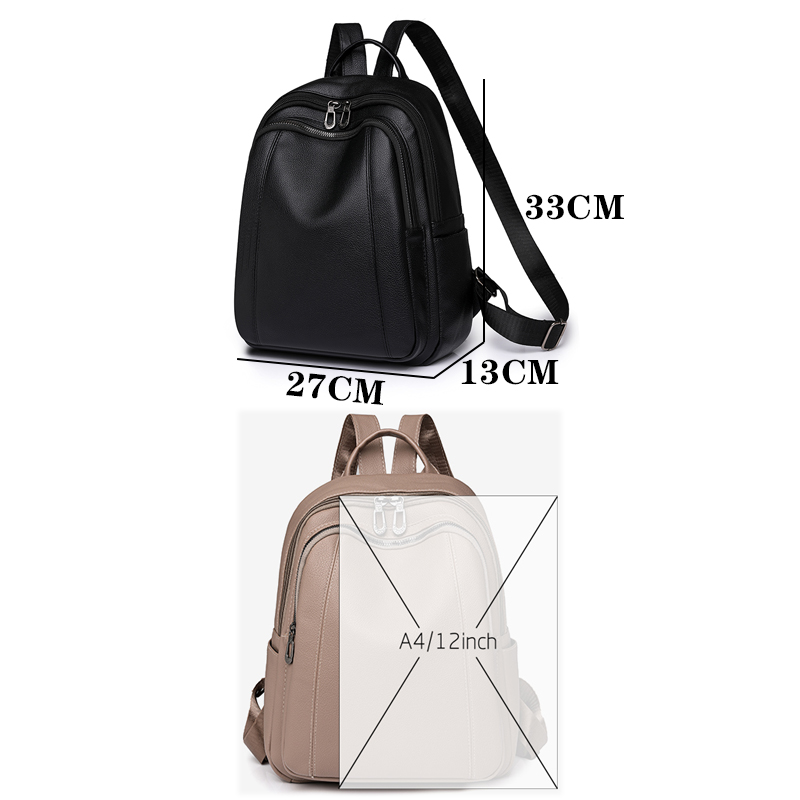 High Quality Leather Backpack  - Mini Backpack Purse recension och pris