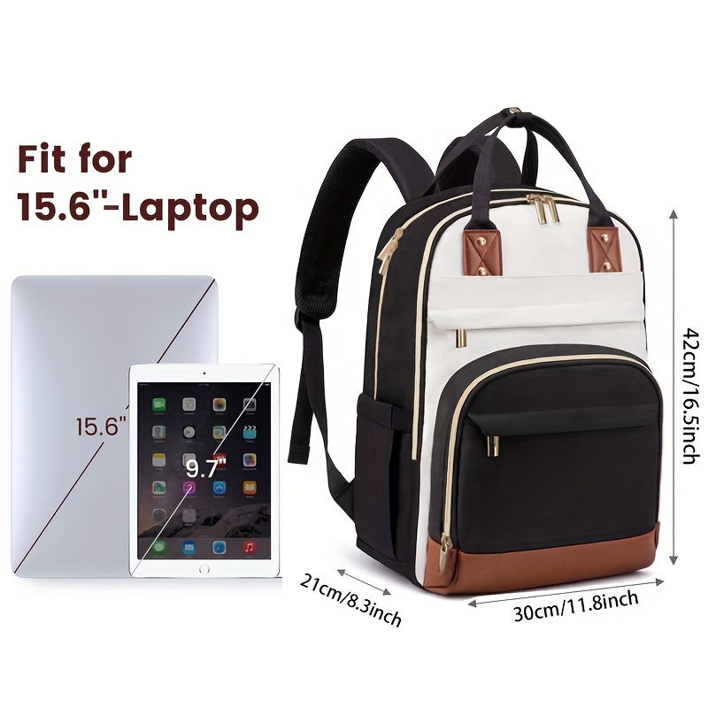 Women Two Tone Laptop Backpack - Laptop Backpack 15.6 recension och pris