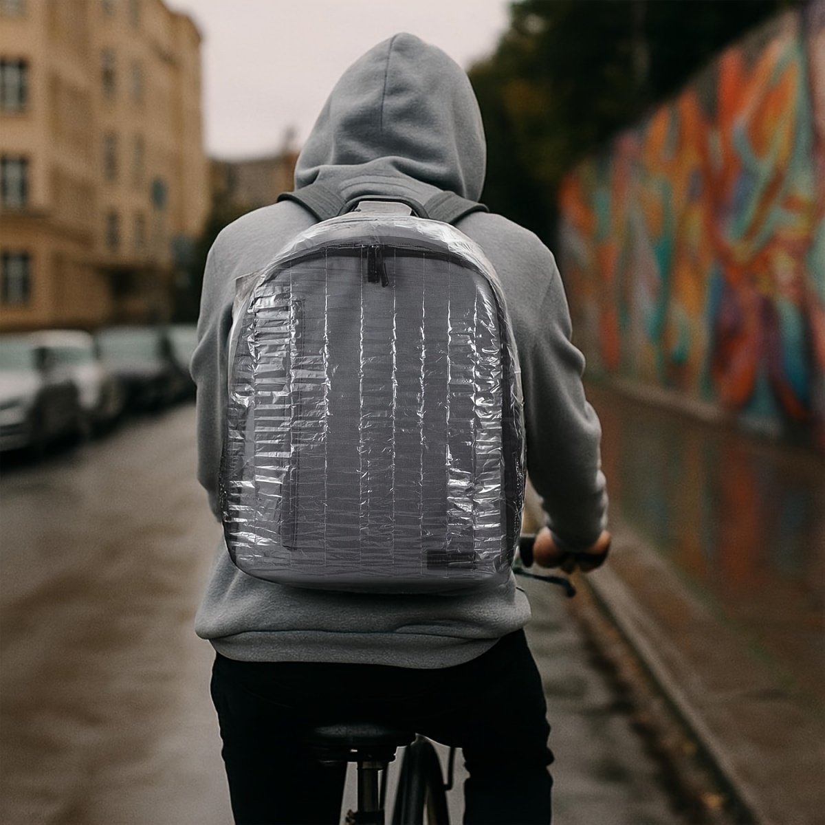 10Pcs Elastic Disposable Backp - Rain Cover Backpack recension och pris
