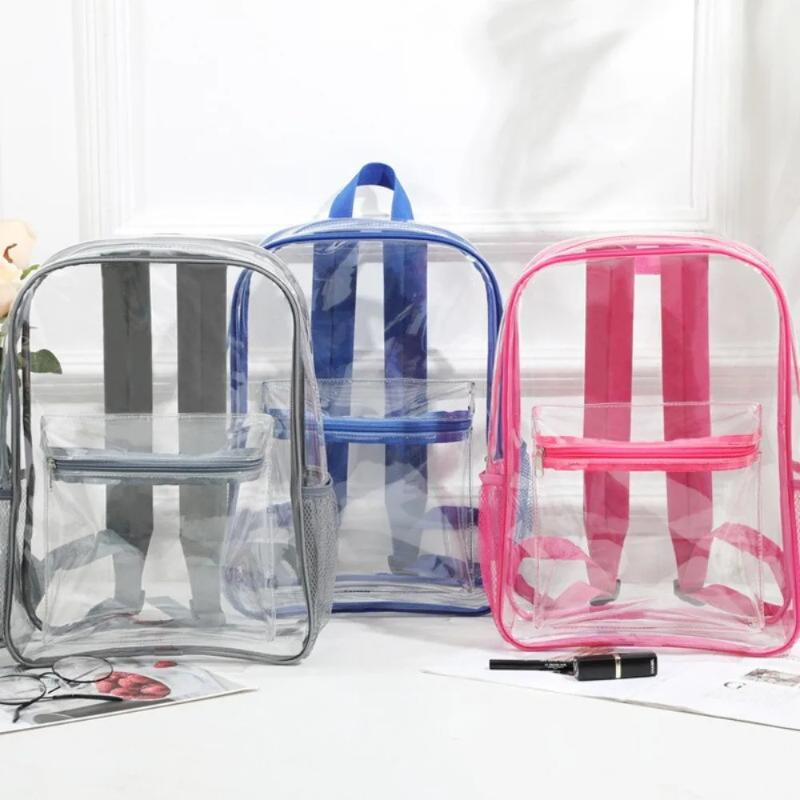 Hot Sale Transparent PVC Outdo - Canvas Backpack Casual recension och pris
