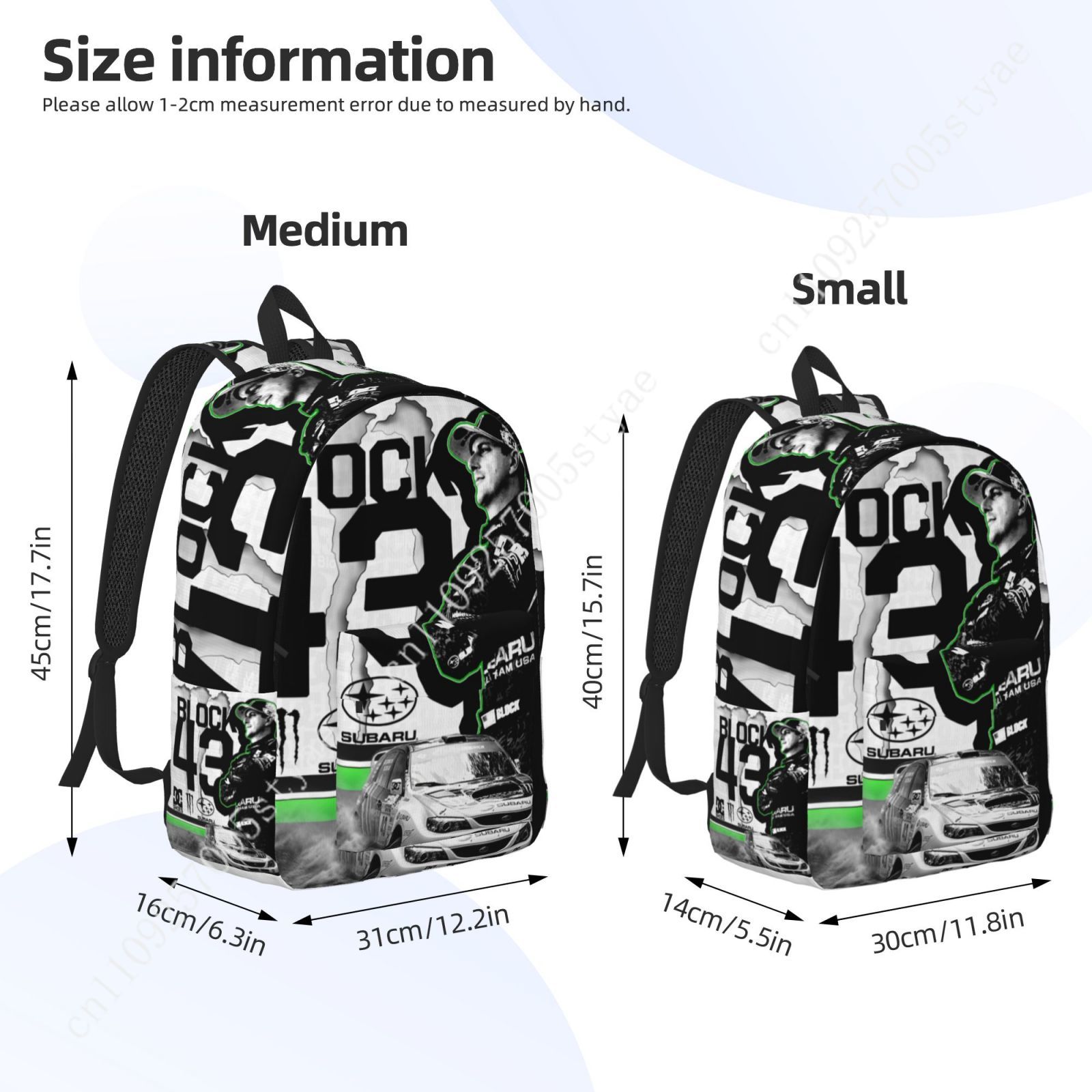 Ken Block 43 Custom Canvas Lig - Fashion Backpack Women recension och pris