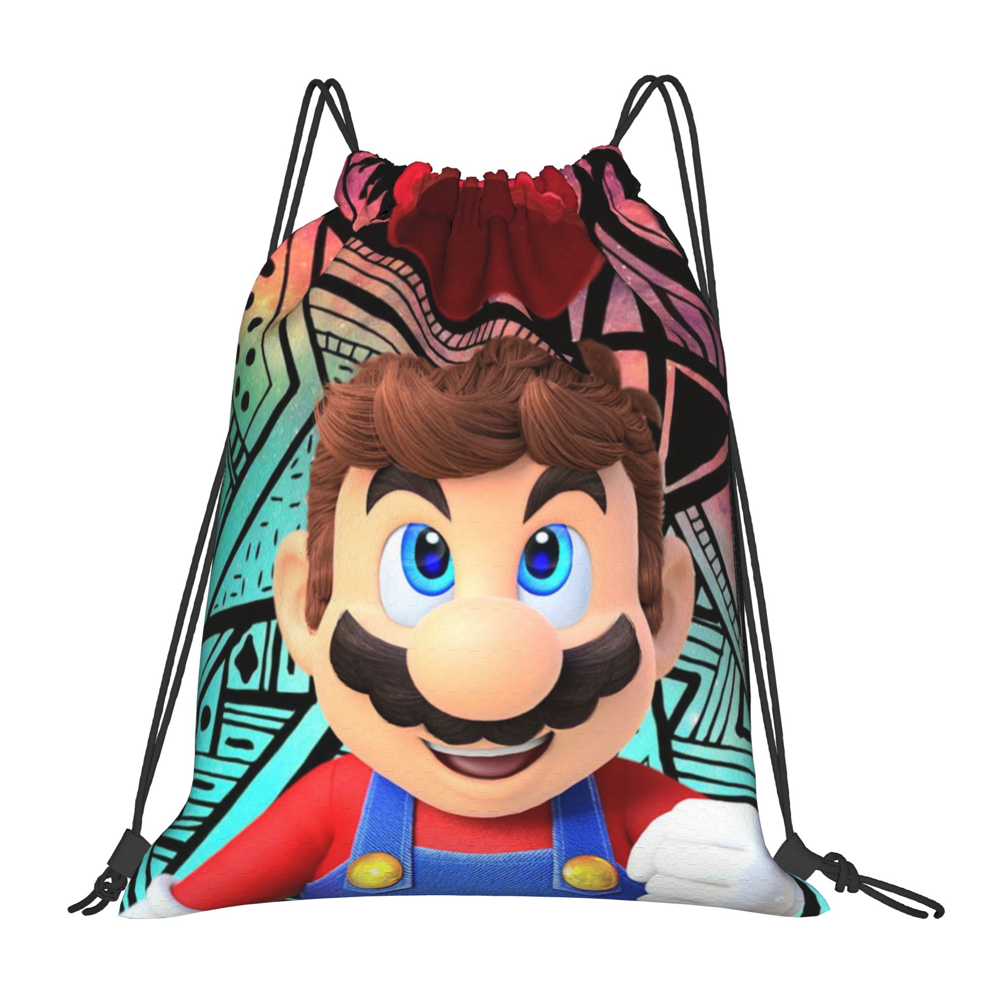Custom M-Marioes Video Game Br - Drawstring Gym Bag recension och pris