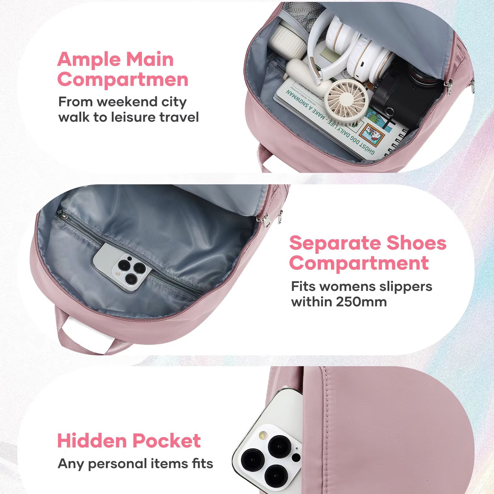 Bag For Women, Small Sports Ba - Fashion Backpack Women recension och pris