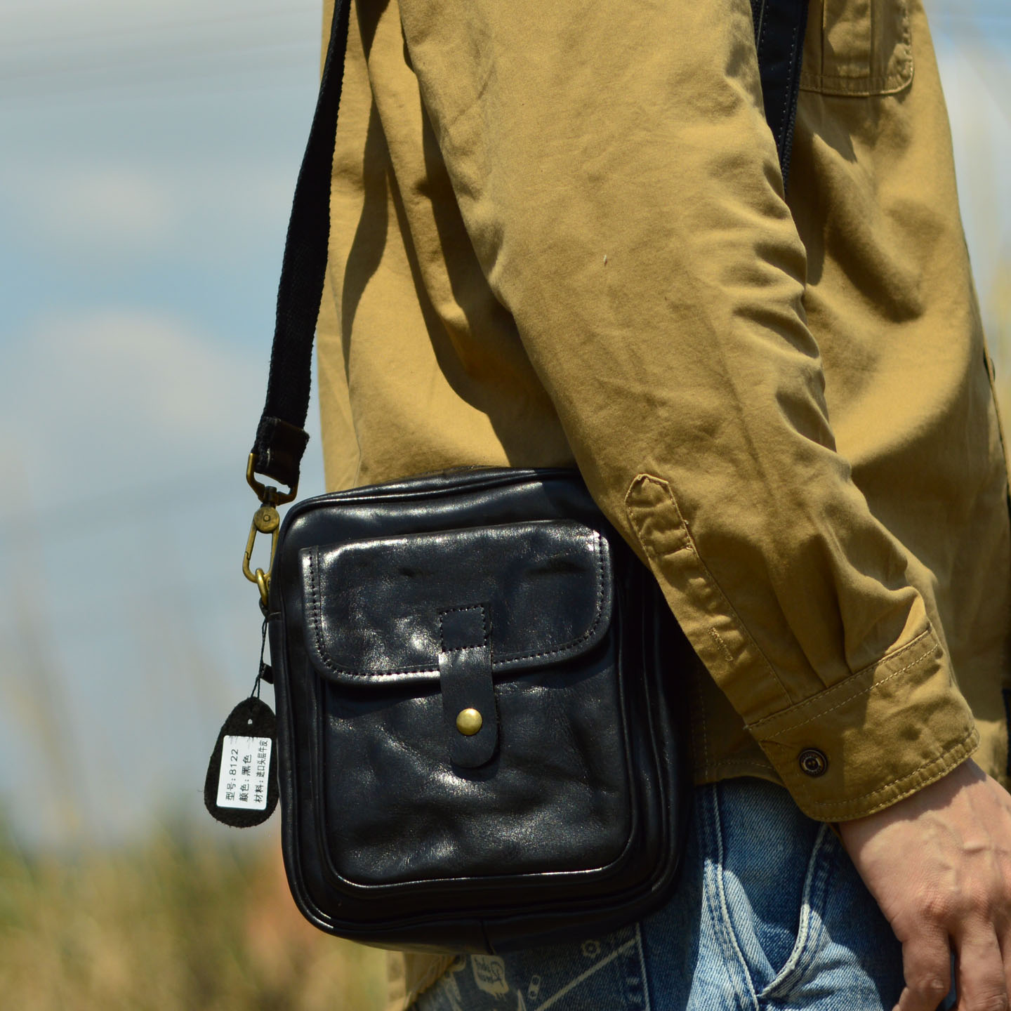 AETOO Leather men's business s - Leather Backpack Vintage recension och pris