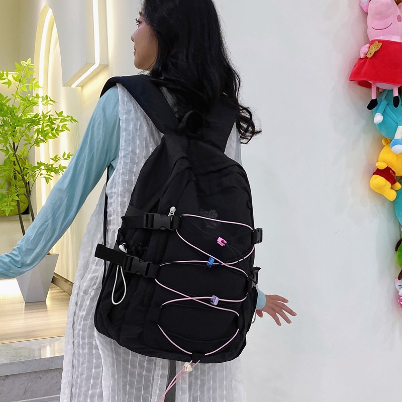 LEFTSIDE Women's Nylon Backpac - School Backpack Teen recension och pris